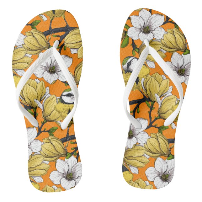 Spring time in yellow thongs (Footbed)