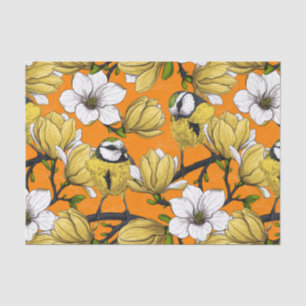 Spring time in yellow tissue paper