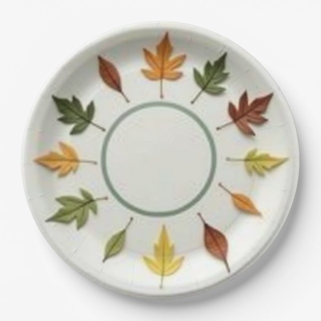 Spring Time Paper Plate (Front)