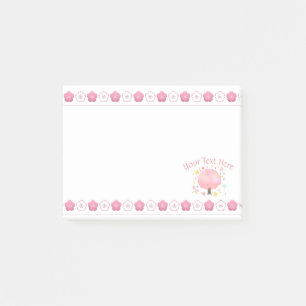 Spring Tree & Birds Custom Post-it Notes