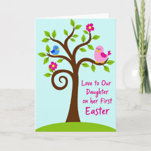 Spring Tree Daughter Easter Card