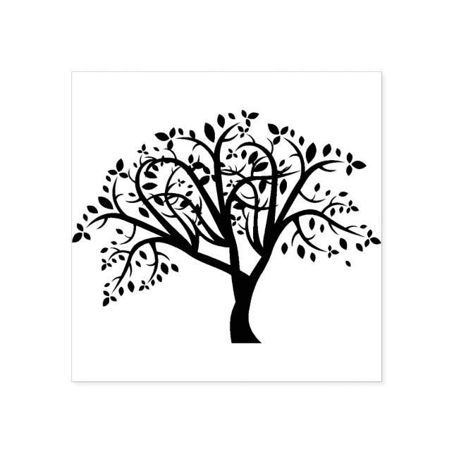 Spring tree Rubber stamp (Imprint)