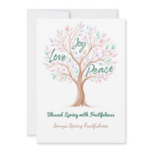 Spring Tree with Scripture – Personalised Easter