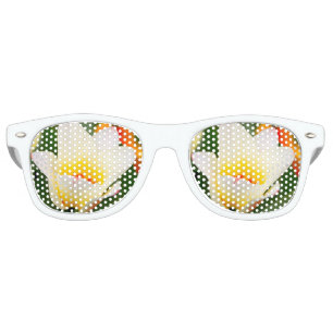 Spring Tulip Close-Up Photo Retro Sunglasses