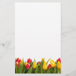 Spring Tulip Garden Stationary Stationery