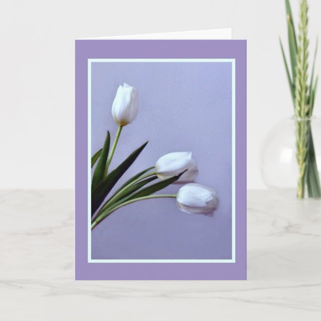 Spring Tulips Card (Front)