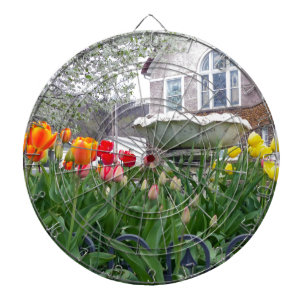 Spring Tulips Dartboard