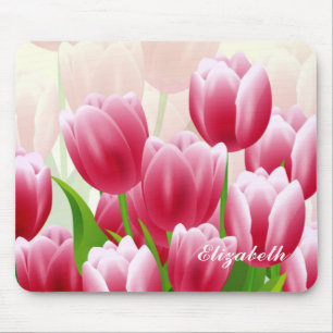 Spring Tulips Easter Custom Gift Mousepads
