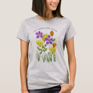 Spring Tulips Flower T-Shirt