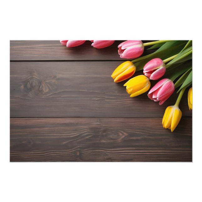 Spring tulips for Valentines day Photo Print (Front)