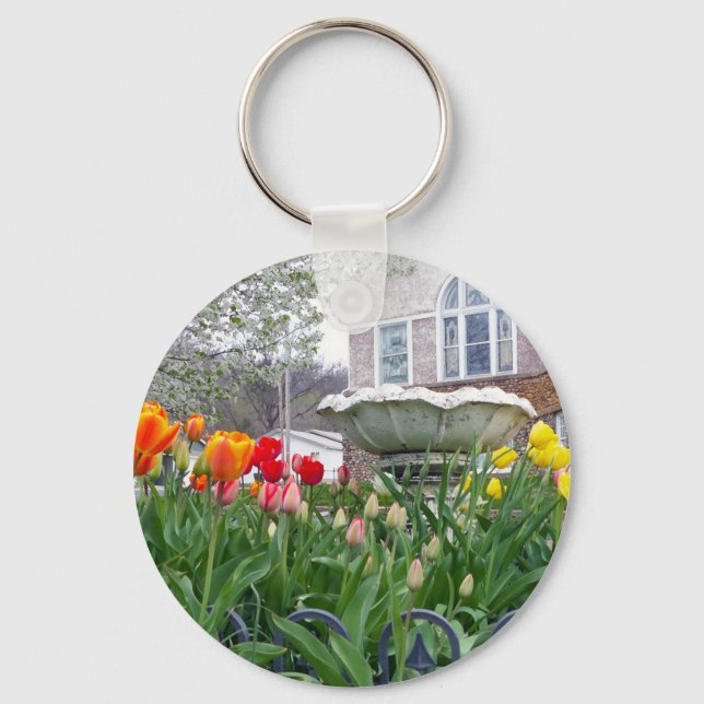 Spring Tulips Key Ring (Front)