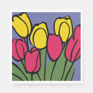 Spring Tulips Napkin