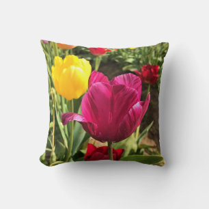 Spring Tulips, Oregon Cushion