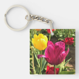 Spring Tulips, Oregon Key Ring