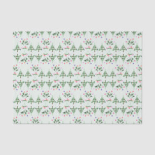 Spring Tulips Rose Floral Garden Tissue Paper