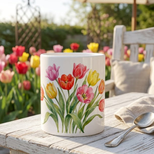 Spring tulips Speciality Mug