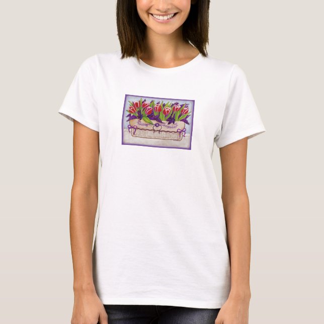 Spring Tulips T-Shirt (Front)