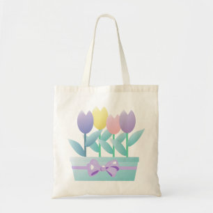 Spring Tulips Tote Bag