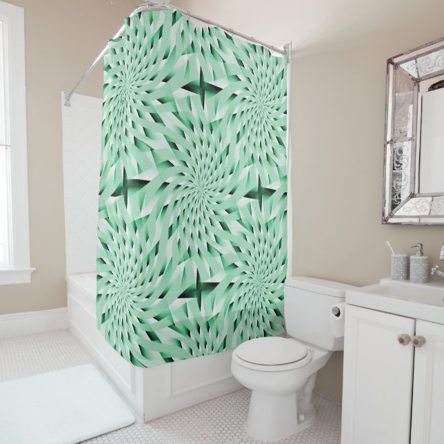 Spring Twirls....... Shower Curtain (In Situ)