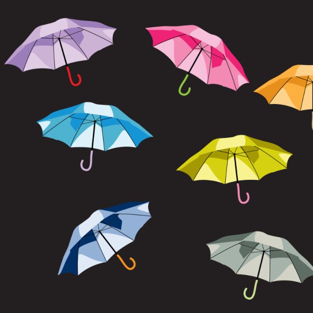 spring umbrellas tea towel (Creator Uploaded)