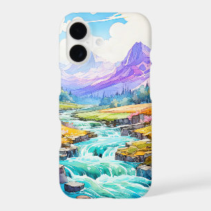 Spring Valley Brook Illustration Art