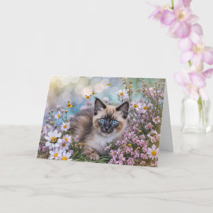 Spring Vernal Equinox Ostara Blessing with Pretty  Card