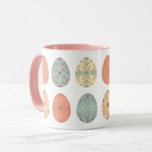 Spring Vibes – Easter Floral Patterned Eggs Mug