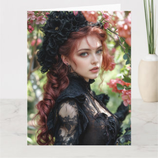Spring Victorian Goth 2025 Design 6 Card