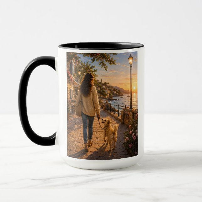 Spring Walk with My Best Friend Mug (Left)