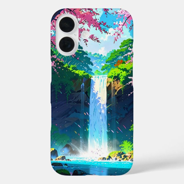 Spring Waterfall Oasis Case-Mate iPhone Case (Back)