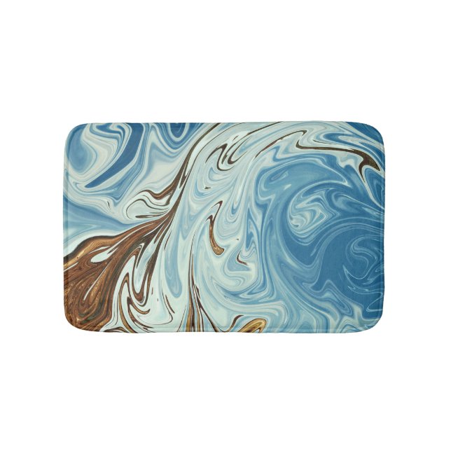 Spring Waves | Best colourful painting Bath Mat (Front)