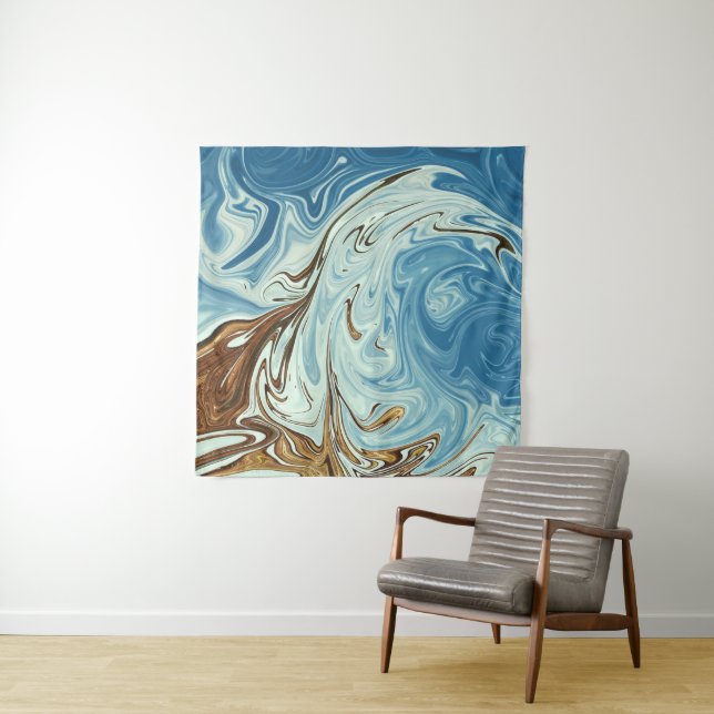 Spring Waves | Best colourful painting Tapestry (In Situ)