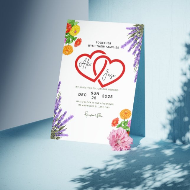 ✨ Spring Wedding Invitation Card  (Creator Uploaded)