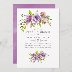 Spring Wedding Shower Floral Invitation