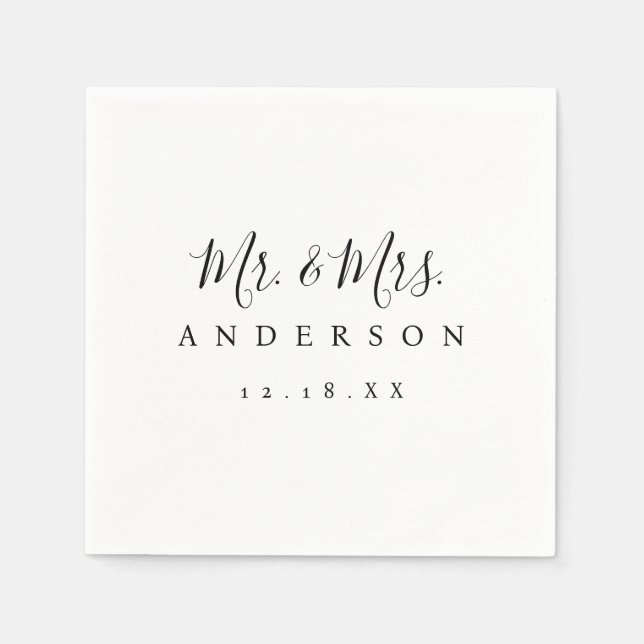 spring wedding summer napkin (Front)