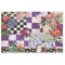 Spring Whimsy Checks Floral Decoupage Tissue Paper