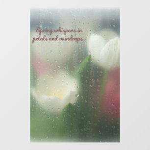Spring Whispers in Petals and Raindrops