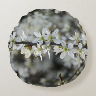 Spring,White Blossoms Photo cushion