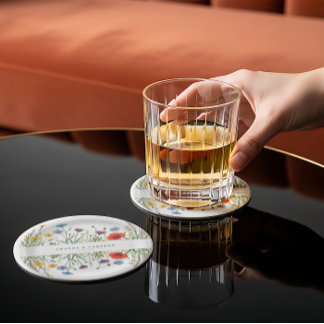 Spring Wild Flower Meadow  Wedding Paper Plate