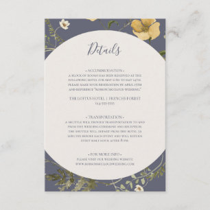 Spring Wildflower   Dusty Purple Details Enclosure Card