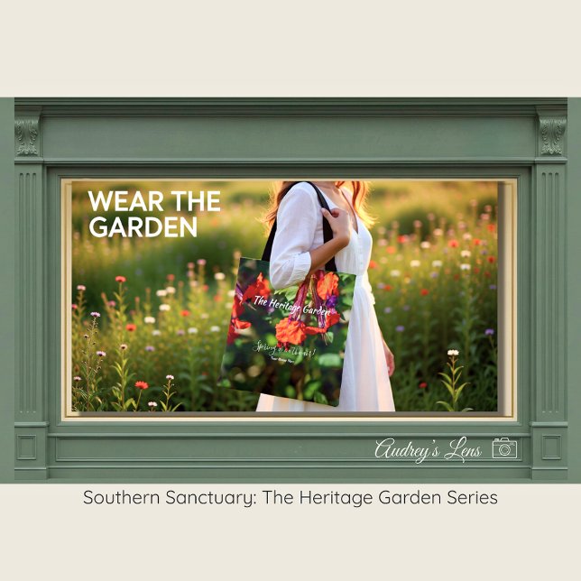 Spring Wildflower Meadow Floral Cotton Tote Bag (Creator Uploaded)