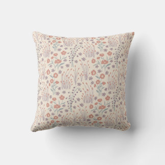 Spring Wildflower Whispers Cushion