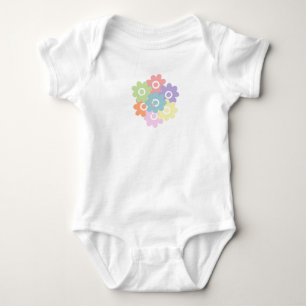 Spring Wildflowers Baby Bodysuit