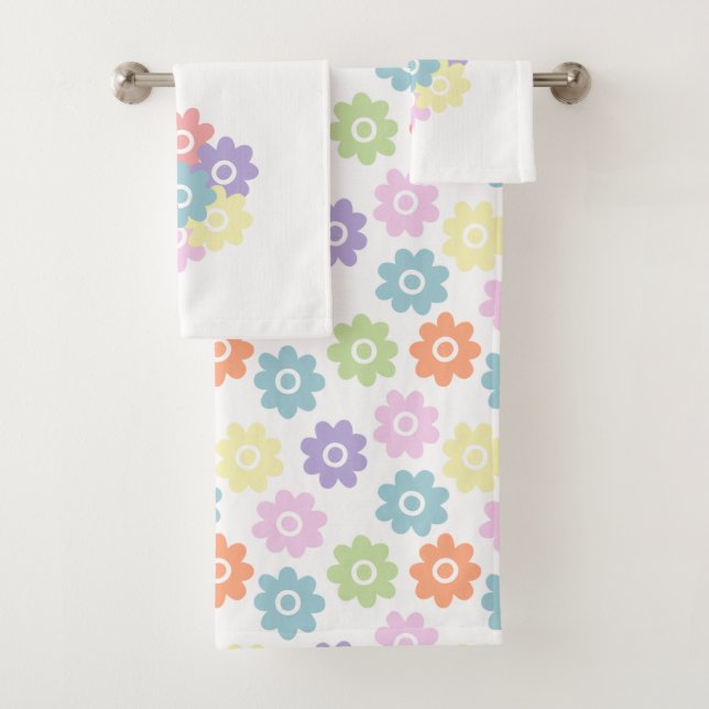 Spring Wildflowers Bath Towel Set (Insitu)