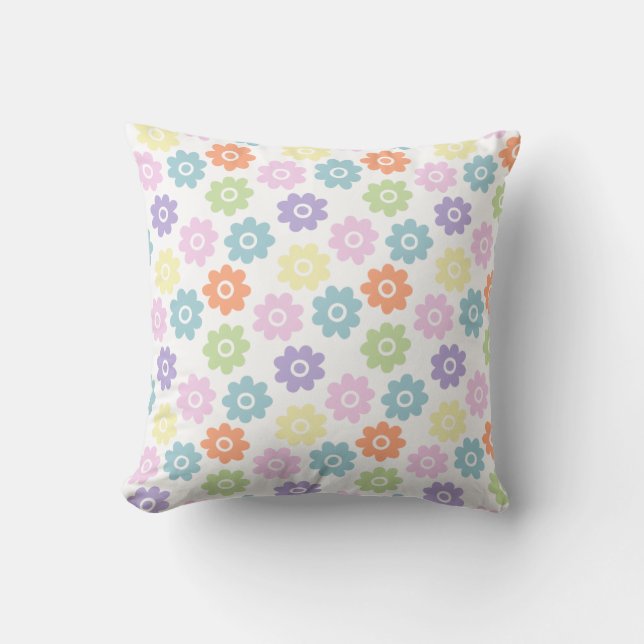 Spring Wildflowers Cushion (Front)