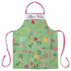 Spring Wildflowers Florals on Sage Personalised