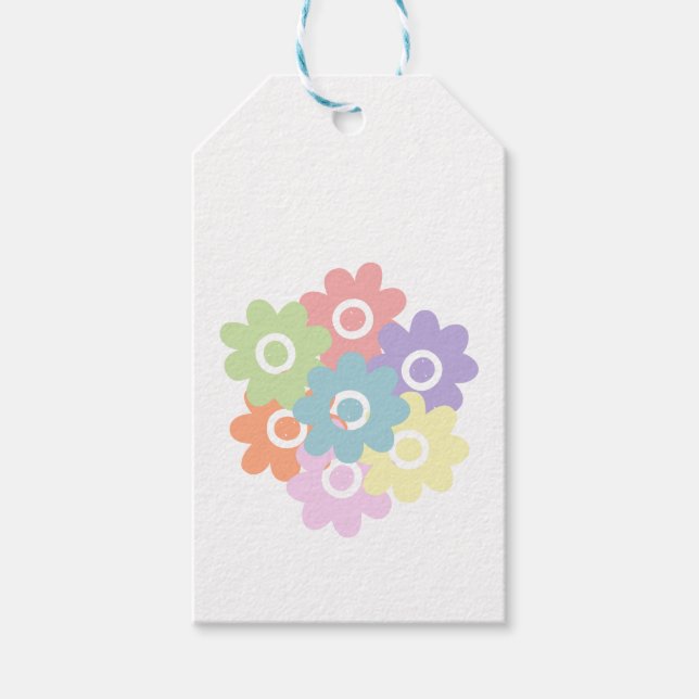 Spring Wildflowers Gift Tags (Front)