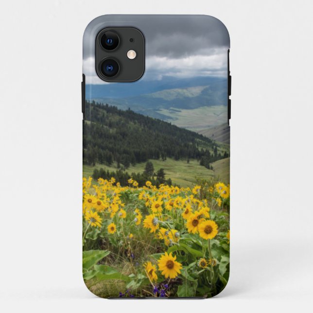 Spring Wildflowers In The Hills Case-Mate iPhone Case (Back)