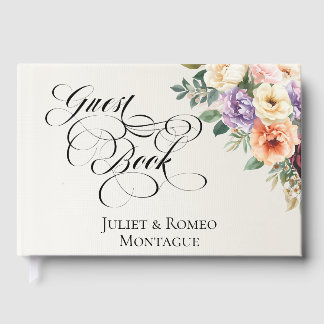 Spring Wildflowers - Ivory Guest Book