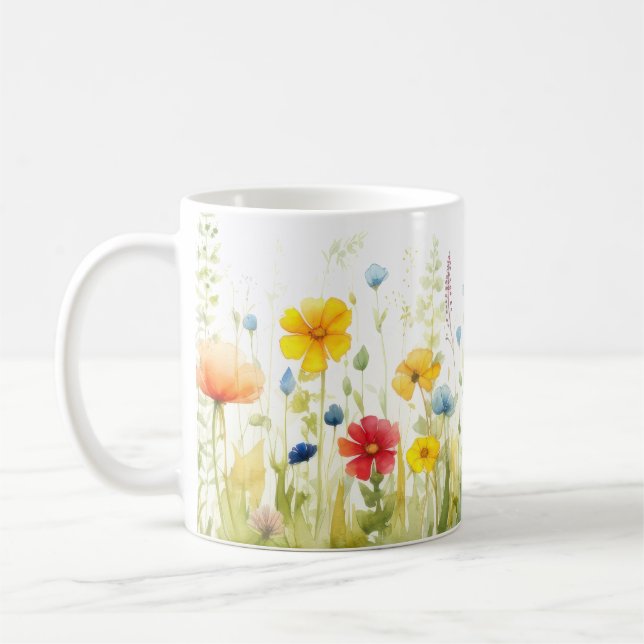 Spring Wildflowers Mug (Left)